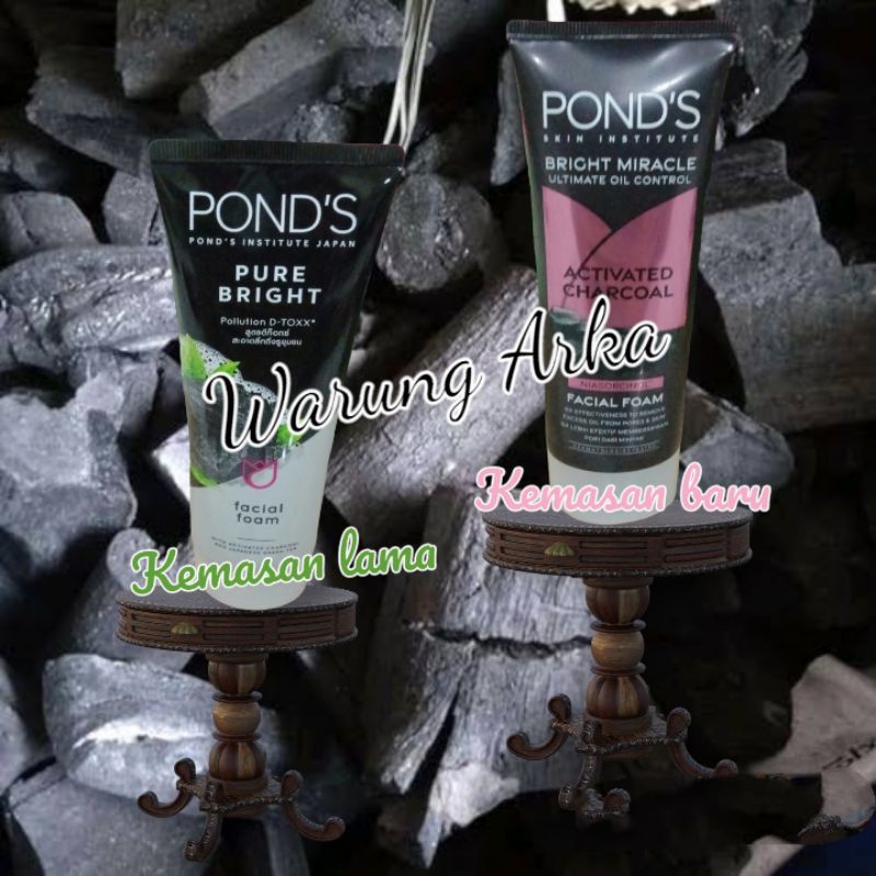 Jual Ponds Pond's Facial Foam Sabun Muka 100gr Hitam Pure White Kemasan ...