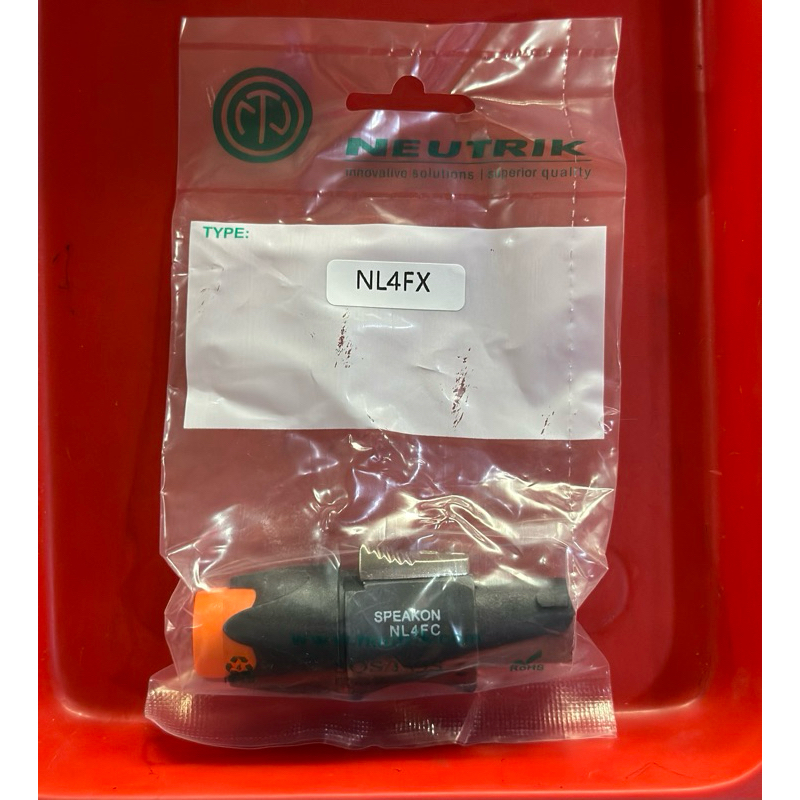 Jual JEK SPEAKON NEUTRIK HITAM + PACKING NL4FX SPICON MALE | Shopee ...