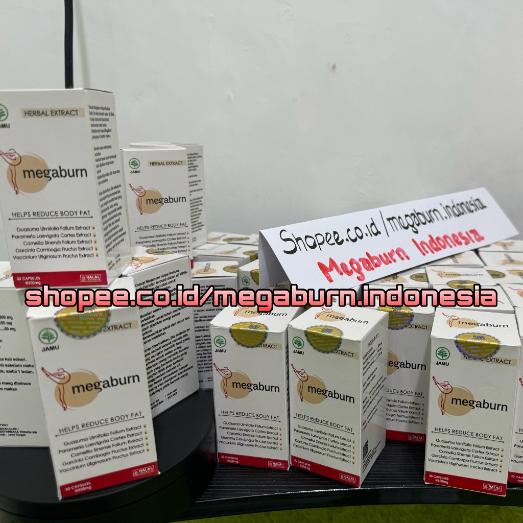 Jual Megaburn 100% Original Mega burn helps reduce body fat | Shopee ...