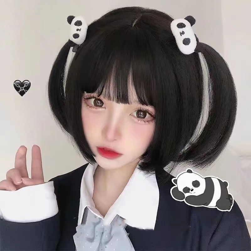 Jual Wig Rambut Pendek Cantik / Rambut Palsu Pendek Gaya Wanita Canti
