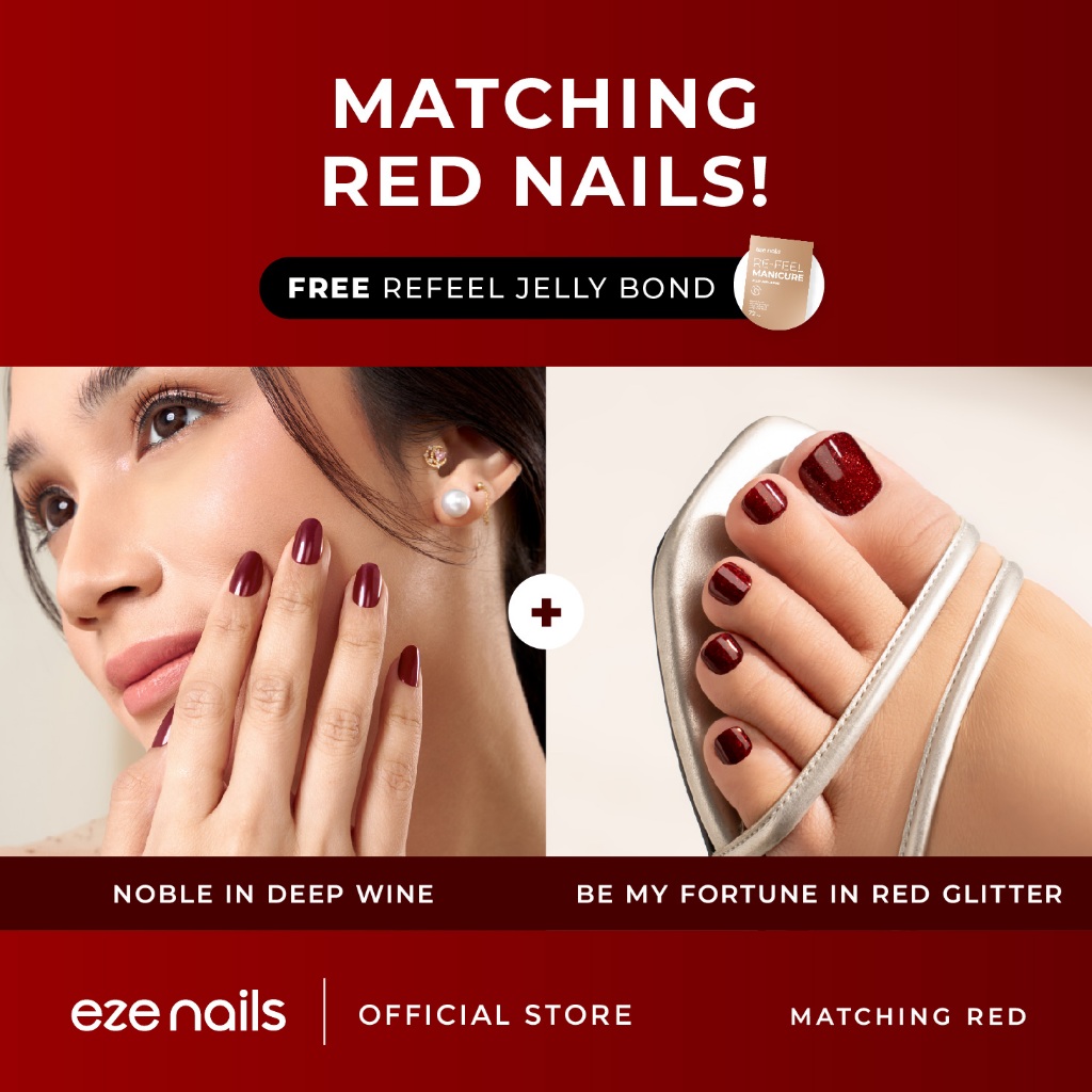 Jual Noble in Deep Wine Eze Nails x Stefany Talita Spot On Manicure
