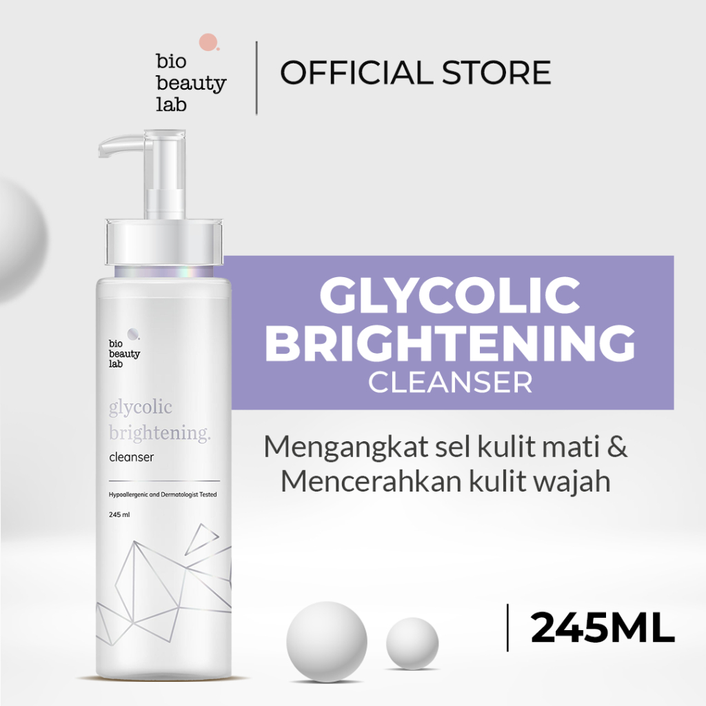 Jual Bio Beauty Lab Glycolic Brightening Cleanser 245ml Shopee Indonesia