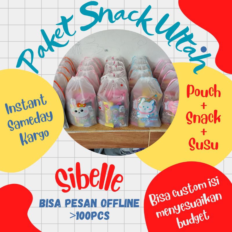 Jual PREMIUM BEKASI!! PAKET SNACK ULANG TAHUN ULTAH ANAK MURAH SUSU UHT
