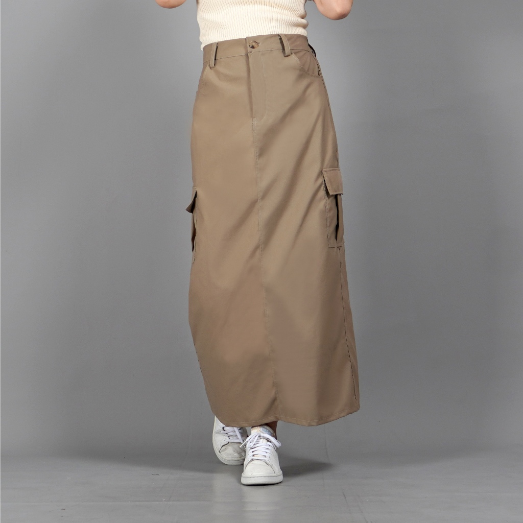 Jual Okechuku MAGGIE Rok Cargo Bawahan Wanita Kekinian Model Terbaru ...