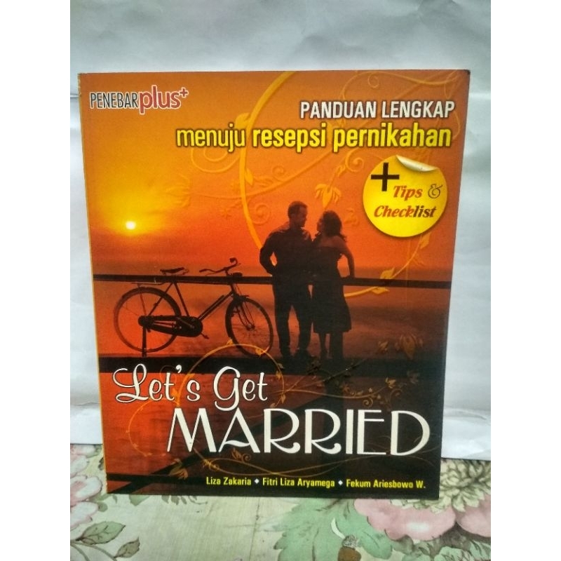 Jual Buku Panduan Lengkap Menuju Resepsi Pernikahan Lets Get Married