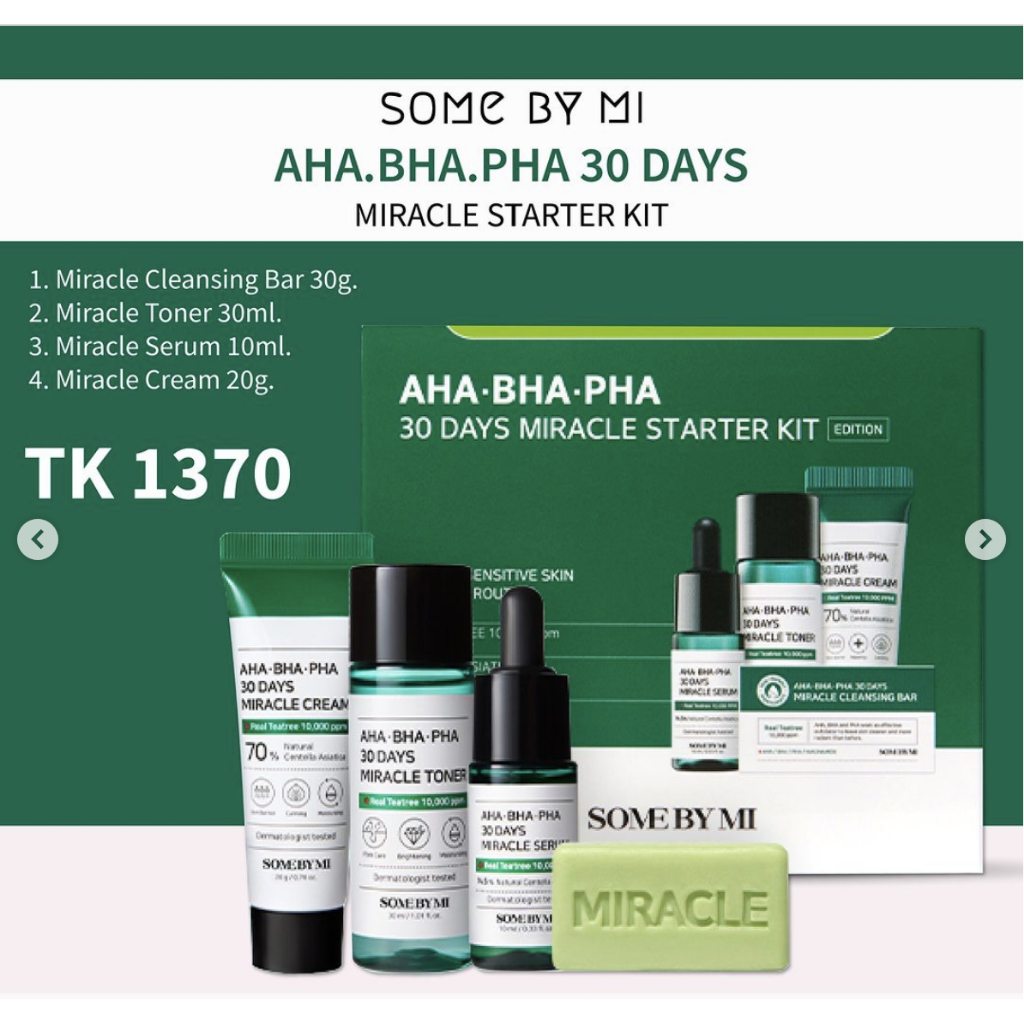 Jual SOMEBYMI AHA BHA PHA 30 Days Miracle Starter Kit | Shopee Indonesia