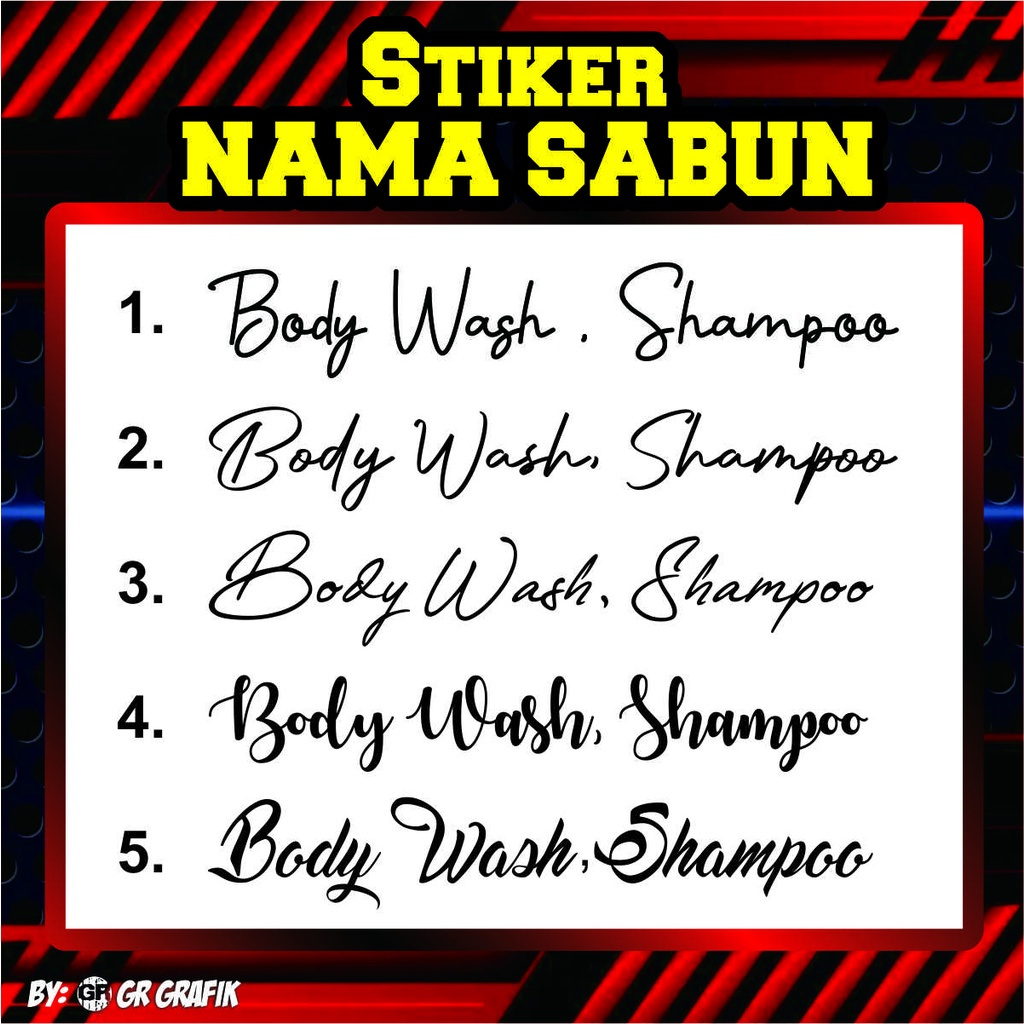 Jual STIKER CUTTING CUSTOM SABUN / STIKER BATHROOM VIRAL/ STIKER KAMAR ...