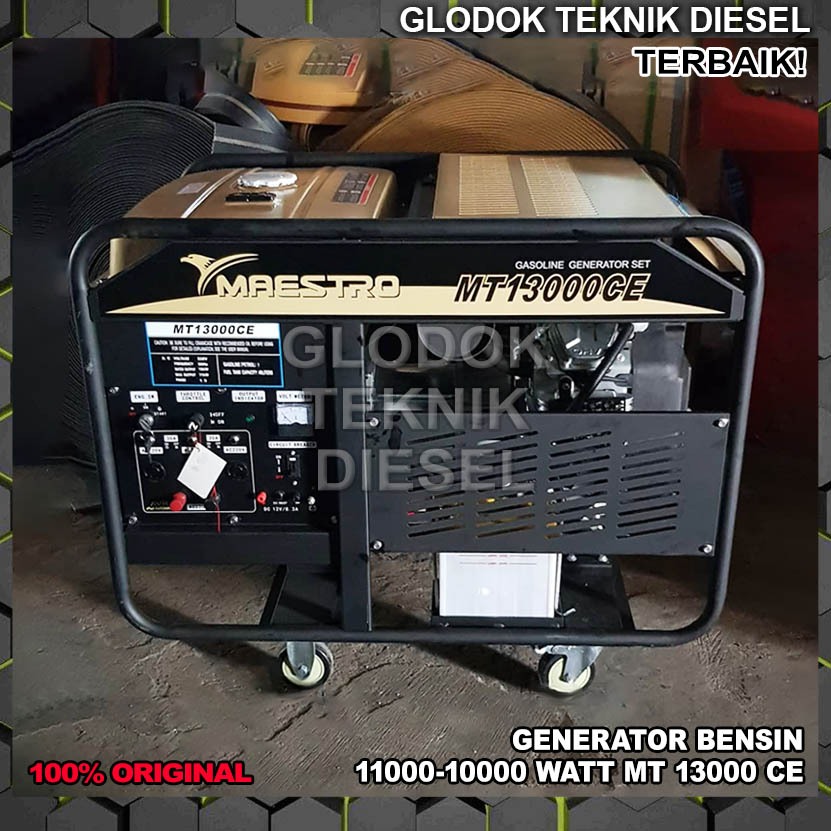 Jual Maestro Genset Generator Bensin 11000 10000 Watt 1 Phase MT 13000 ...