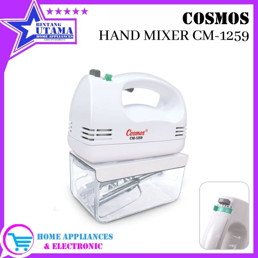 Jual Cod Mixer Cosmos Cm Cm Cm Pengaduk Kue Hand Mixer Termurah Shopee