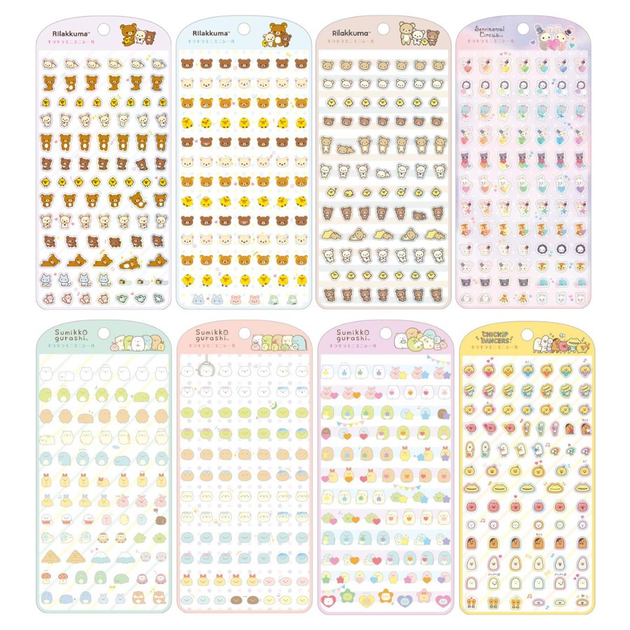 Jual KiraKira Mini Sticker San-X Rilakkuma Seal Stiker Mini Limited ...