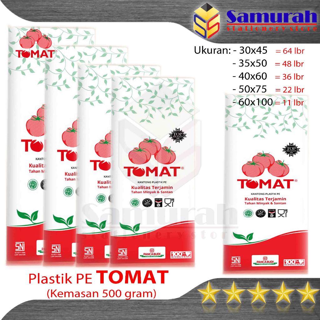 Jual Plastik PE Tomat Ukuran 30x45 35x50 40x60 50x75 60x100 cm 03 ...