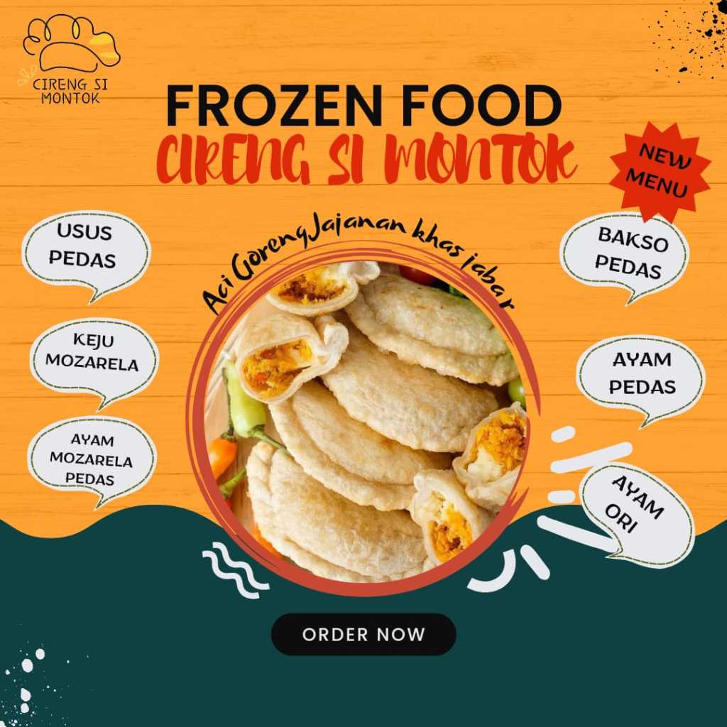 Jual CIRENG ISI AYAM PEDAS,USUS MERCON,KEJU MOZA RELLA *CIRENG SI ...