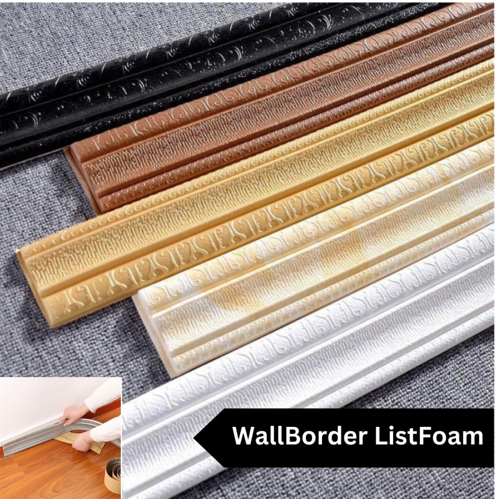 Jual Wall Border List Border Foam Border List Wallpaper Plafon Stiker ...