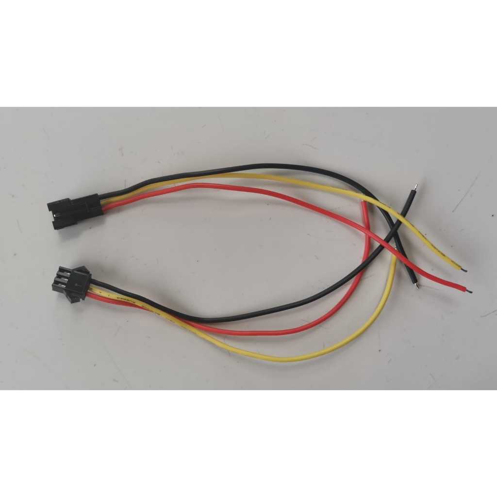 Jual 15cm Konektor JST SM-3P SM3P 3Pin Soket Hitam Baterai Silicone ...