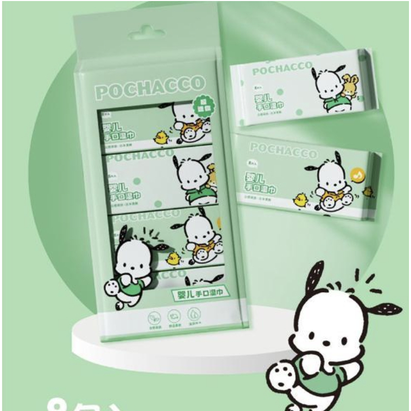 Jual Tisu Basah Mini Compact Character Cute/Tisu Basah Kemasan Kekinian ...