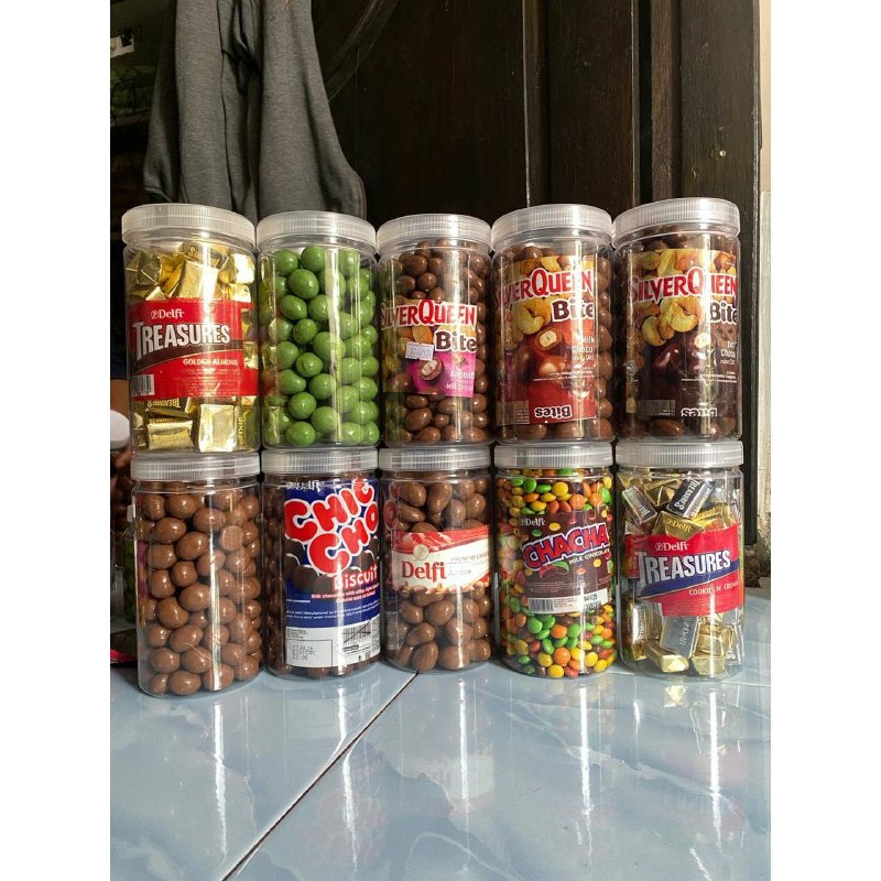 Jual Coklat Kiloan 1000ml Toples ulir Besar hampers | Shopee Indonesia