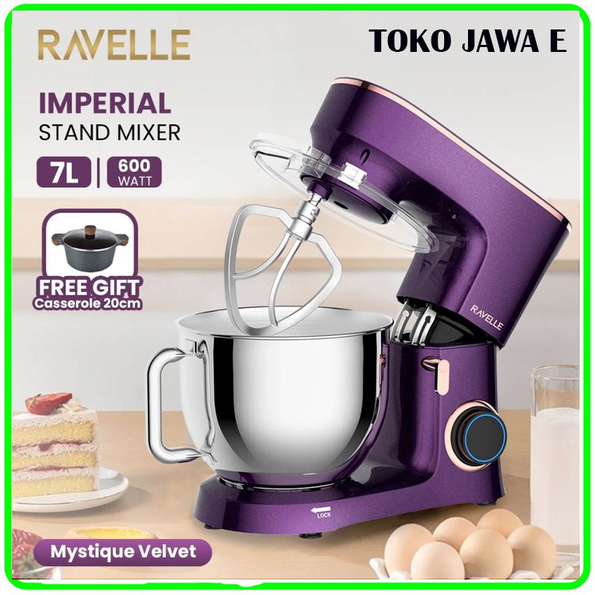 Jual STAND MIXER RAVELLE Kapasitas 5,5 Liter 7 Liter GARANSI RESMI Shopee Indonesia