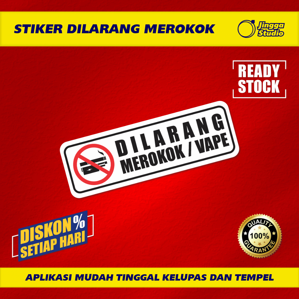 Jual Stiker Dilarang Merokok No Smoking Area Mini Shopee Indonesia