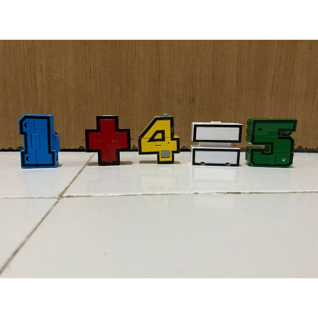 Jual BLOK BONGKAR PASANG ROBOT ANGKA TRANSFORMER Mainan Blok Angka ...