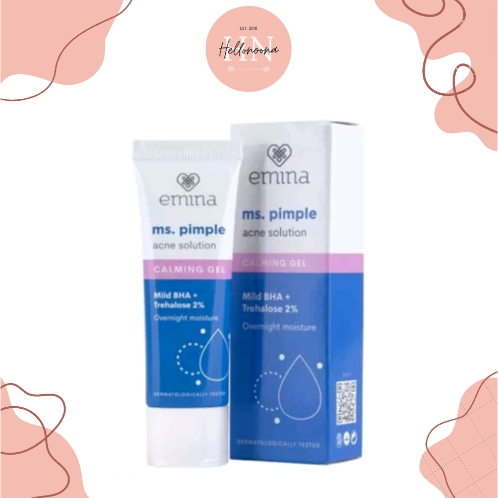 Jual EMINA - Ms Pimple Acne Solution Calming Gel 20ml | Shopee Indonesia