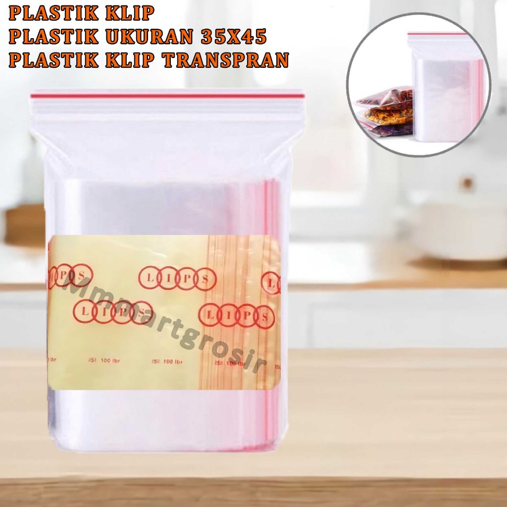 Jual Plastik Klip 35x45 / Plastik Serbaguna / Plastik Isi 100 Lembar ...