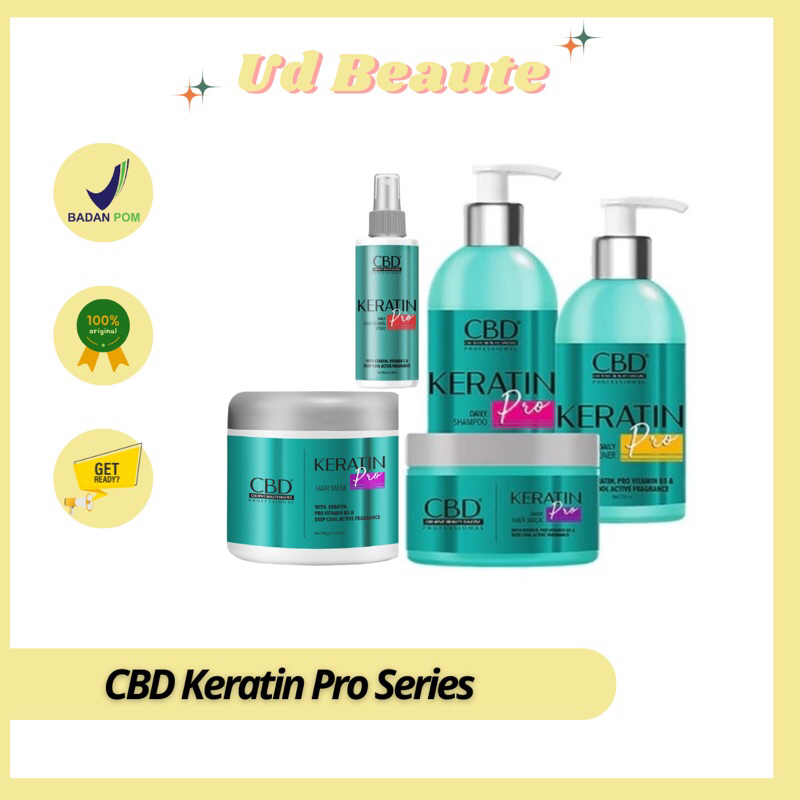 Jual CBD Keratin Pro ( Hair Mask, Shampoo, Conditioner, Serum ...