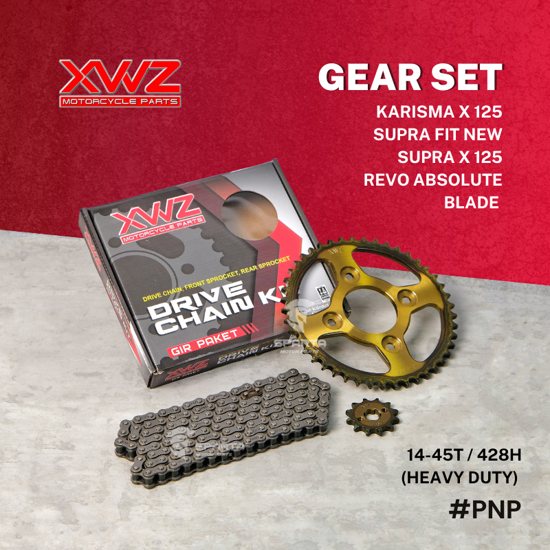 Jual Gear Gir Set Gir Paket Supra X 125 Fi Blade Fi Revo Fi Revo