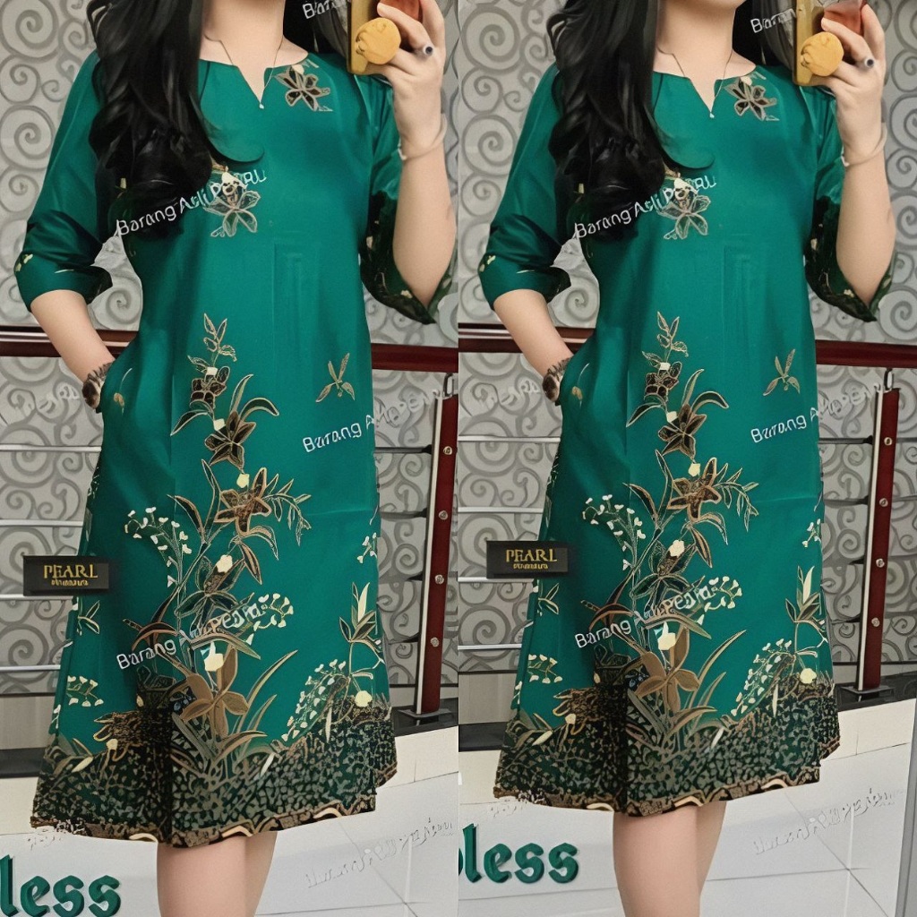 Jual DRESS BATIK KOMBINASI MODEL TERBARU 2024 SAKU PINGGANG BAJU WANITA MODERN PAKAIAN PESTA CANTIK dan ELEGAN SIZE JUMBO LD 120 LD 130 Shopee Indonesia