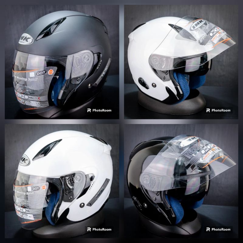Jual INK Helm Metro 2 SOLID| METRO2| DOUBLE VISOR | ORIGINAL 100% ...