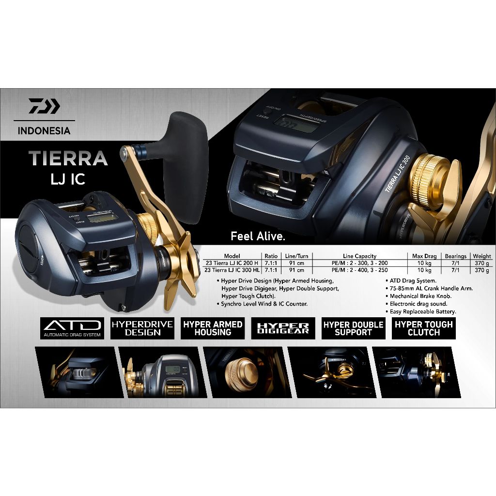 ティエラ LJ IC 300HL 左ハンドルベイトリール ダイワ(Daiwa) TIERRA ティエラ LJ IC300HL 左ハンドル 00631025