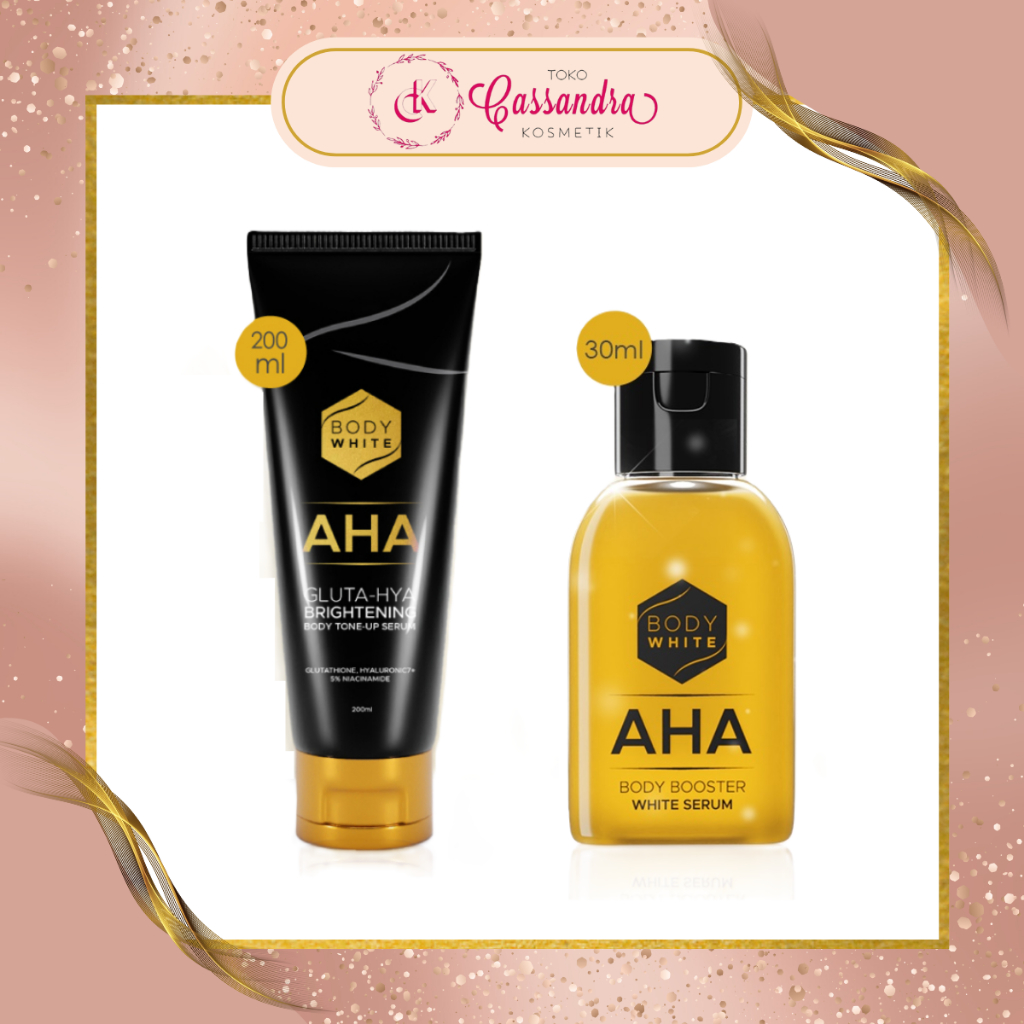 Jual BODY WHITE AHA BODY BRIGHTENING ALL VARIAN | Shopee Indonesia
