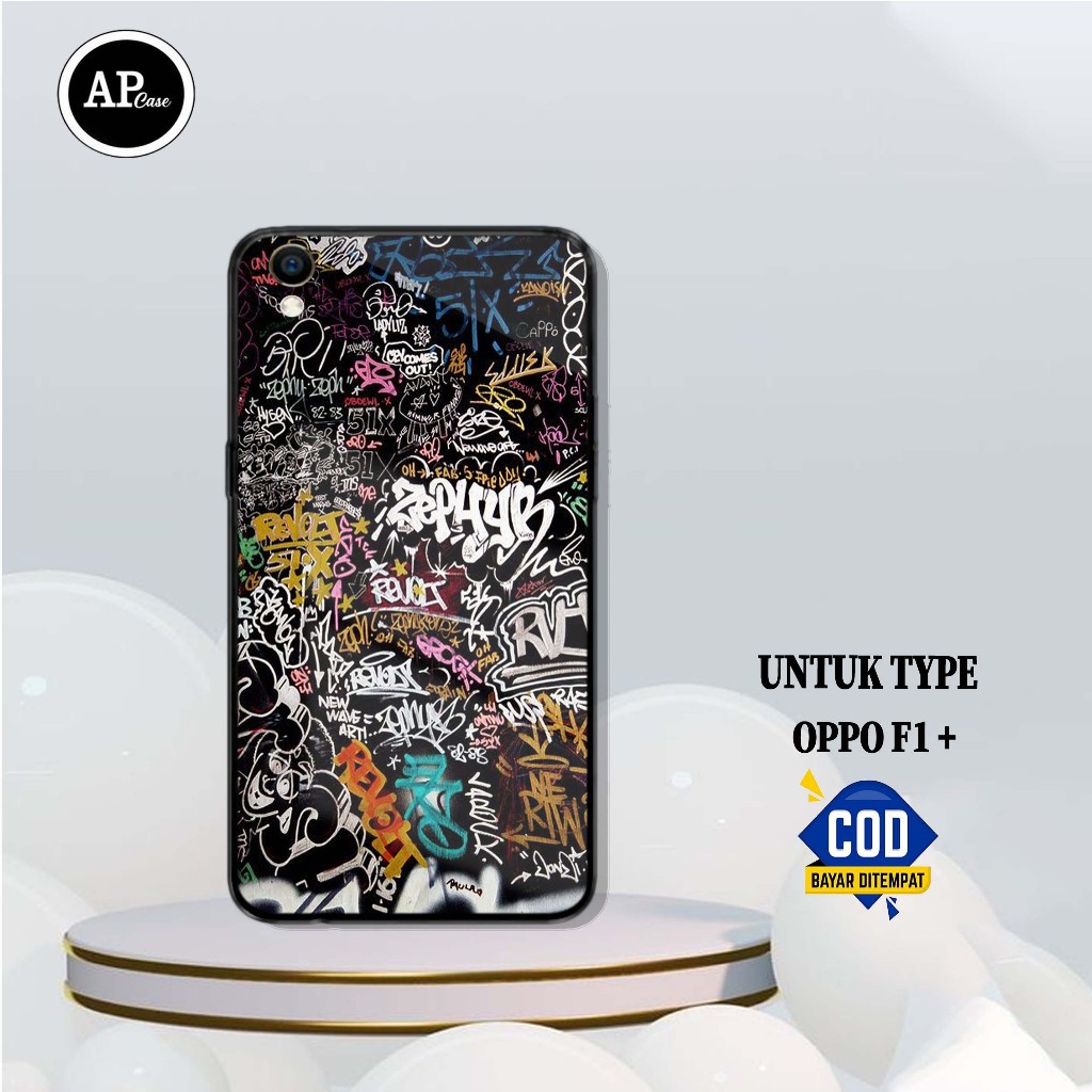 Case OPPO F1 Plus Hardcase Glossy Terbaru [MOTIF GRAFITY] Custom Case  Casing Hp Hardcase Softcase Case Hp Glass Cover Bisa Bayar Ditempat