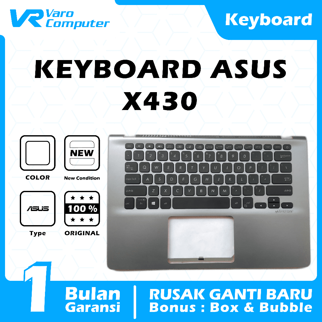 Jual KEYBOARD LAPTOP ASUS VivoBook S14 S430 X430 ORIGINAL | Shopee ...