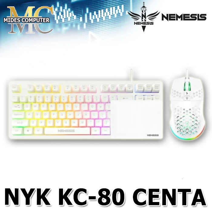 Jual Keyboard Mouse Combo 3 in 1 Wired TKL KC-80 CENTA KC80 | Shopee ...