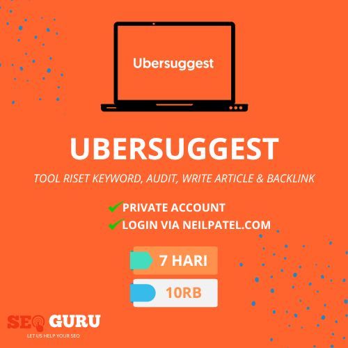 Jual UBERSUGGEST PRIVATE AKUN 7 HARI | Shopee Indonesia