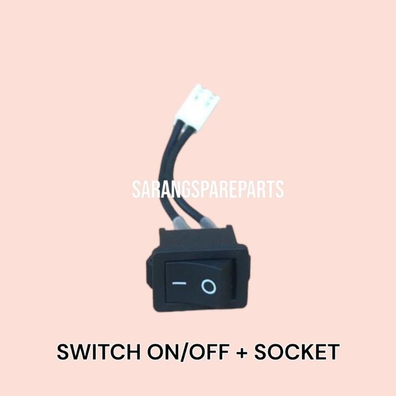 Jual SAKLAR/SWITCH ON OFF + KABEL DAN SOCKET | Shopee Indonesia