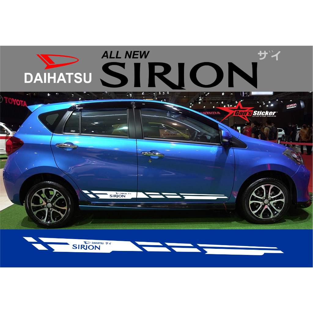 Jual sticker daihatsu all new sirion aksesoris daihatsu sirion | Shopee ...