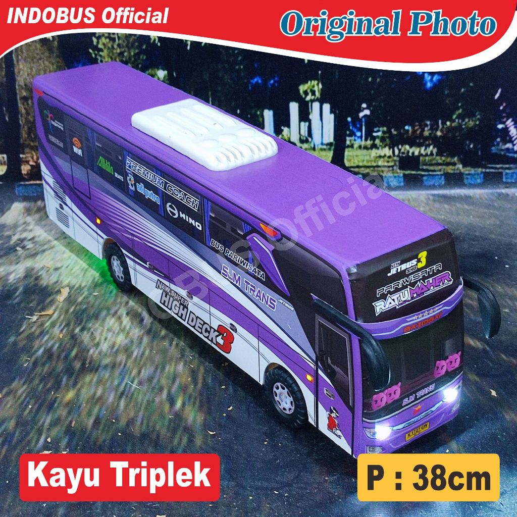 Jual Miniatur Bus Bis SJM RATU MAHER JB3 Voyager | Shopee Indonesia