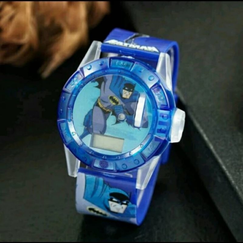 Jual jam tangan anak lampu proyektor karakter batman fashion pria jam ...