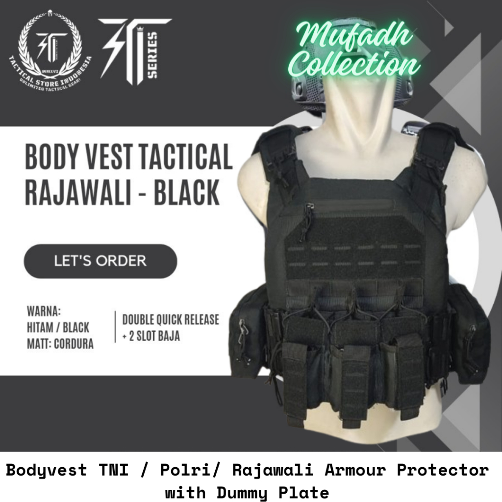 Jual Body Vest Tactical Vest Plate Carrier Rompi Taktikal Body Armor Rompi Tempur Tactical