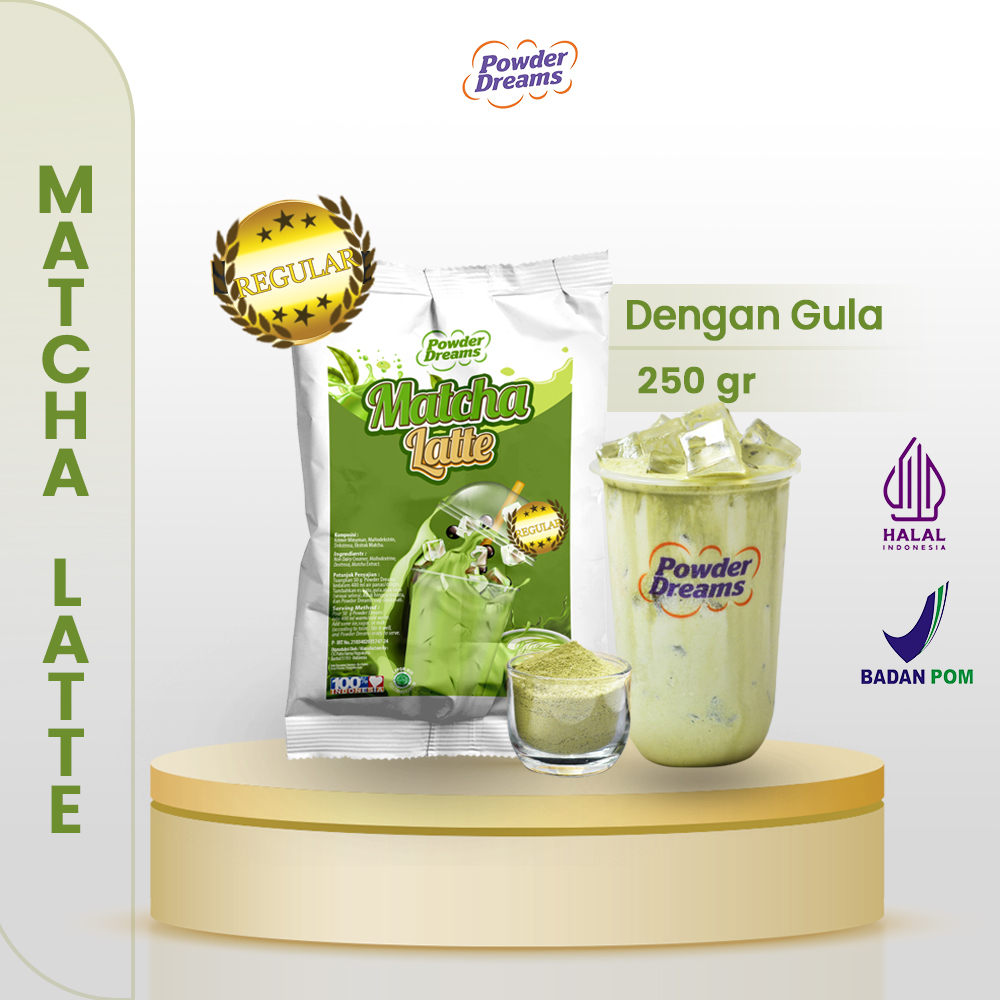 Jual Powder Dreams - Bubuk Minuman Rasa Matcha Latte 250 Gram Reguler ...