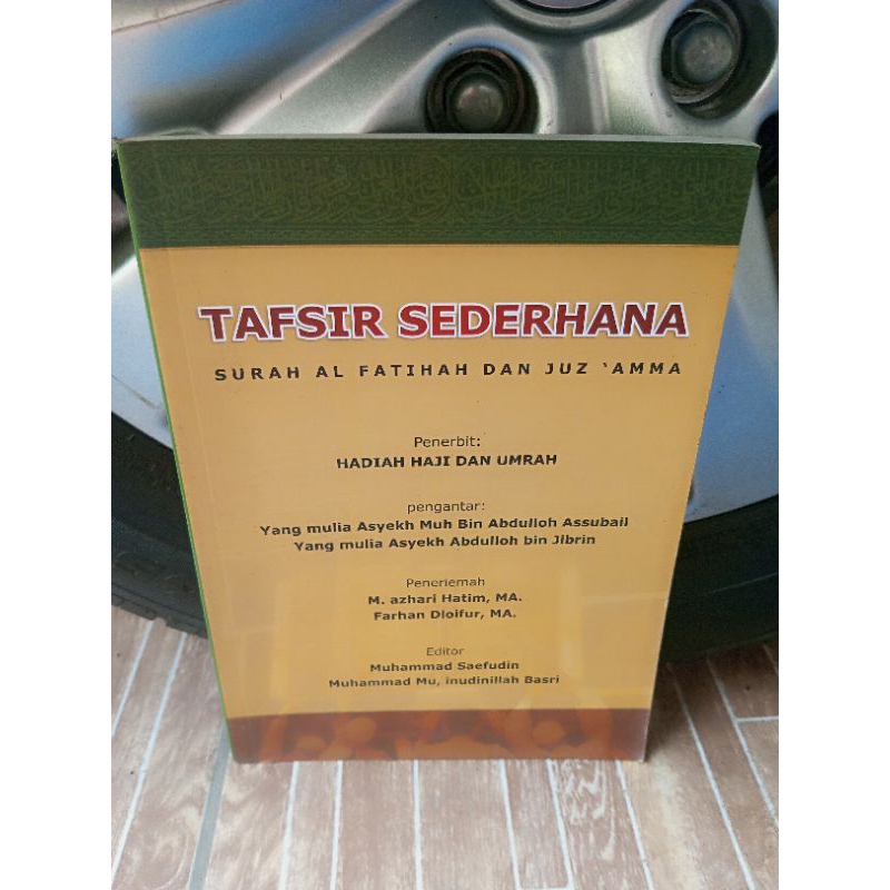 Jual Buku Original Tafsir Sederhana Surah Al Fatihah Dan Juz Amma