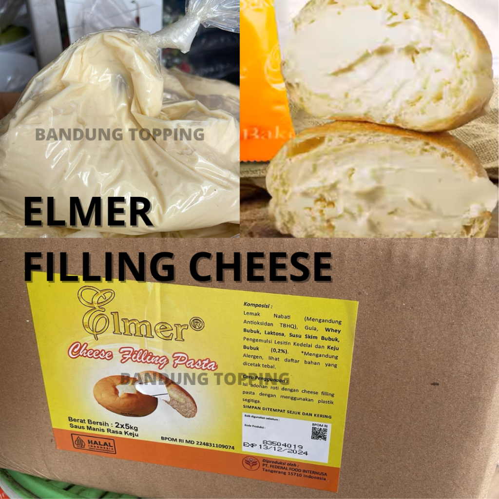 Jual Cheese Filling Pasta Elmer / isian roti 500gr | Shopee Indonesia