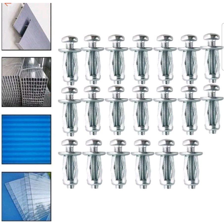 Jual astro screw bolt / premium rivet plat metal mur baut drat sekrup ...