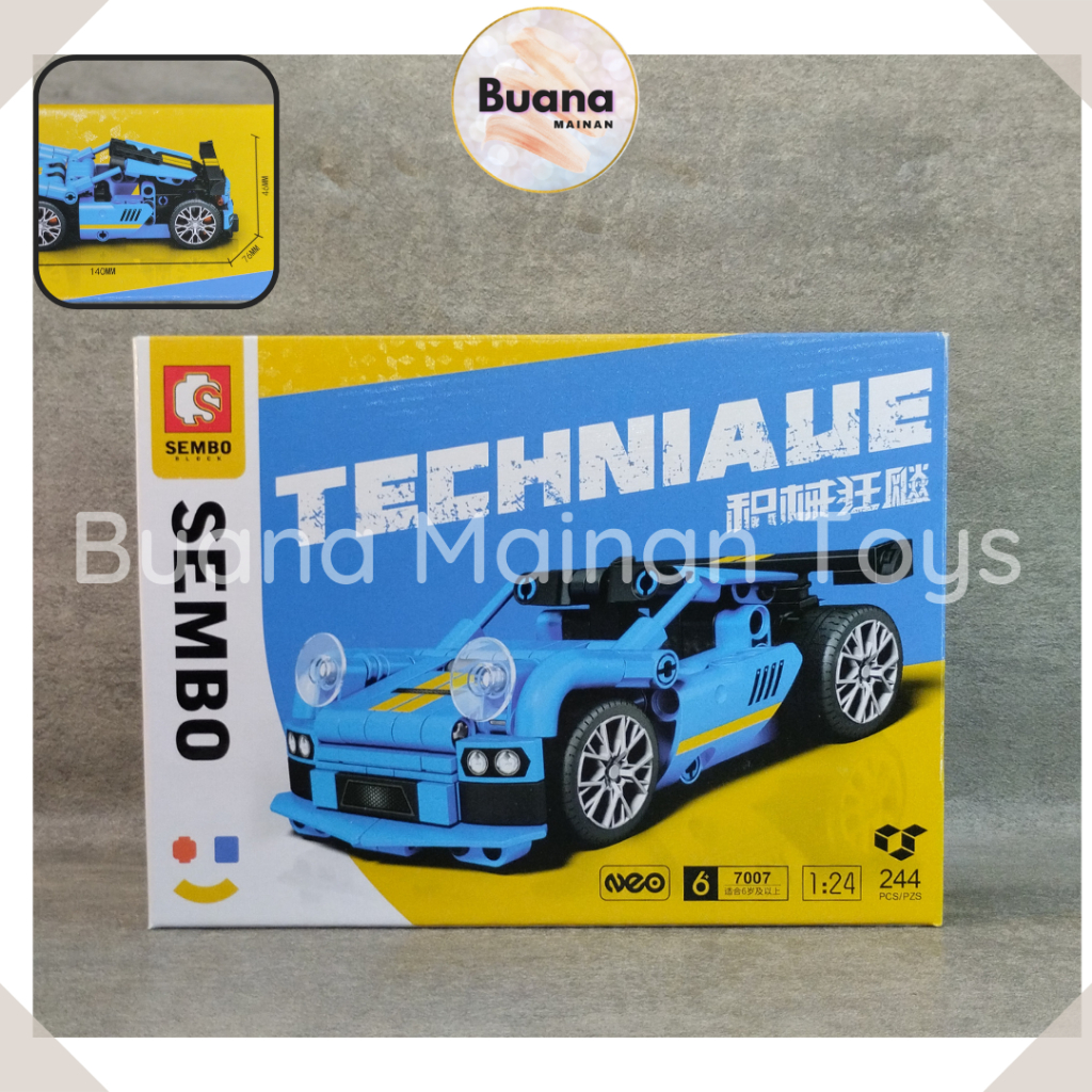 Jual BRICKS SEMBO BLOCKS TECH CAR DESIGN MAINAN EDUKASI ANAK COWO CEWE ...