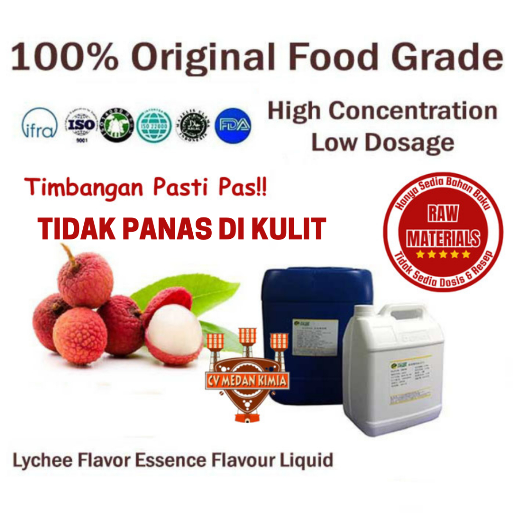 Jual Perisa Perasa Leci Essence Lychee Flavour Leci Flavor 50gram ...