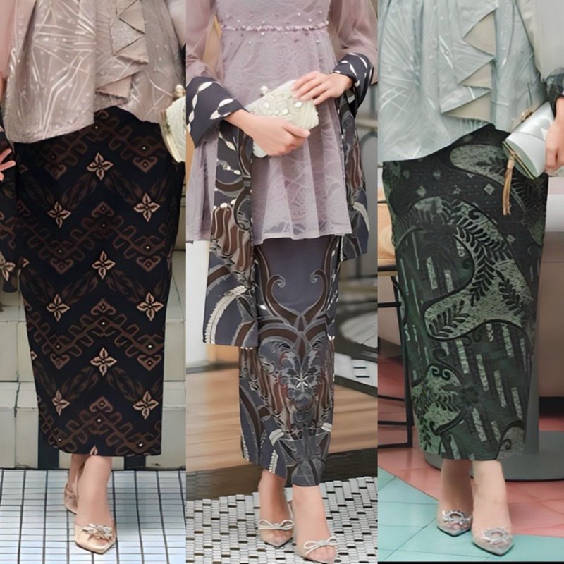 Jual ROK BATIK size M L XL XXL 3L 4L 5L / ROK BATIK BAWAHAN KEBAYA ...
