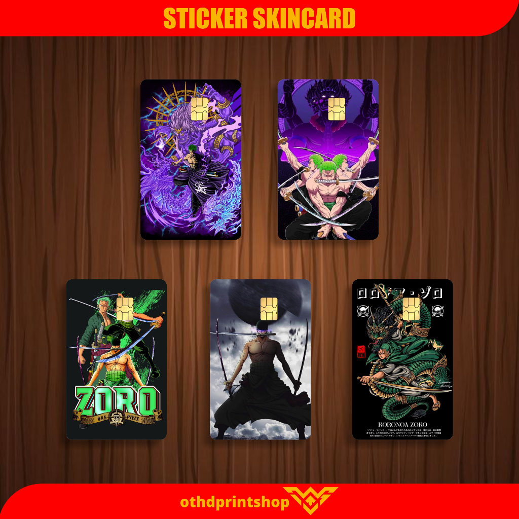 Jual Stiker Zoro Onepiece Mode Ashura Lucu Aestetic Sticker ATM ...