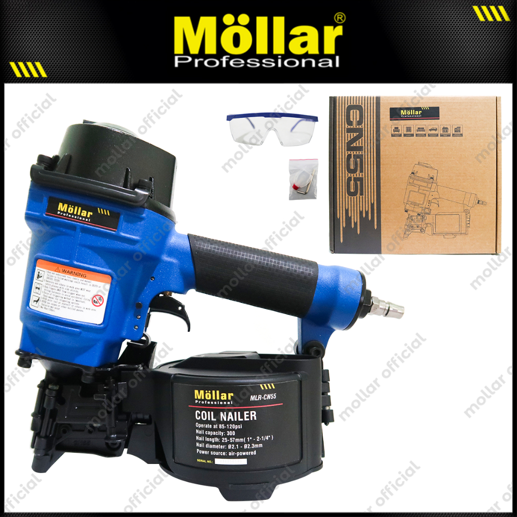 Jual Mollar Cn Mesin Coil Nailer Gun Alat Staples Tembak Paku Pallet