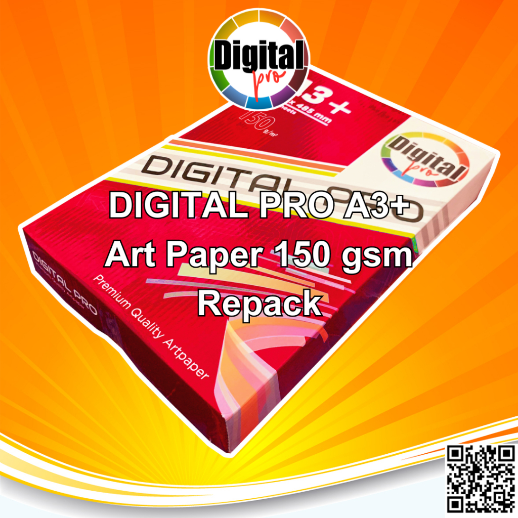 Jual Digital Pro Gloss Kertas Art Paper Carton 150 Gsm A3 Repack 100